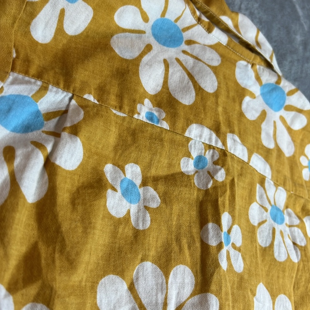 🎯Rare NWOT Big Bud Press "XL Lazy Daisy" Button Up Shirt Top Size Petite Unisex - Picture 7 of 13